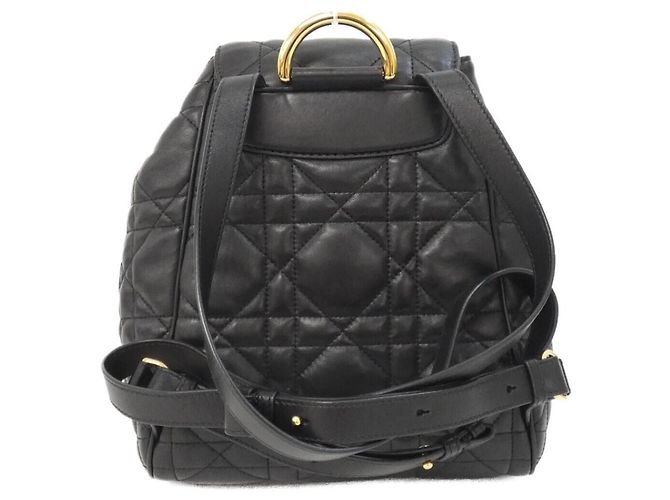 Zaino Christian Dior Calo Medium Nero - vista 2