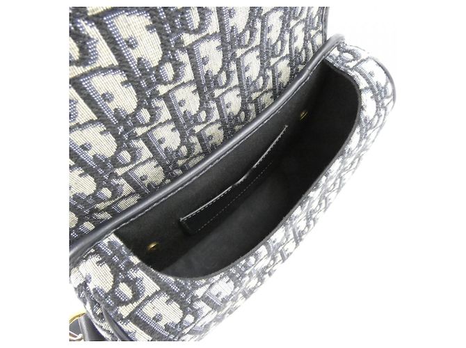 mala de ombro média Christian Dior DIOR OBLIQUE Bobby Azul - vista 10