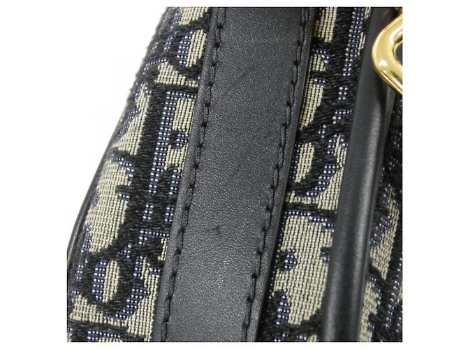 mala de ombro média Christian Dior DIOR OBLIQUE Bobby Azul - vista 7