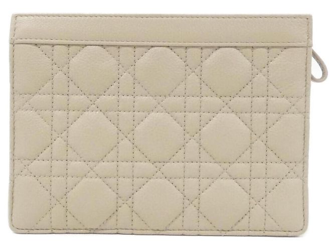 Pochette a mano Christian Dior Caro Every Sabbia - vista 2