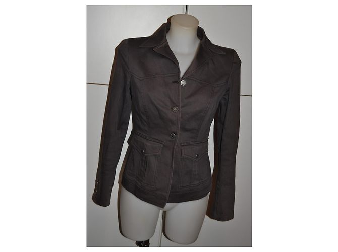 Philosophy di Alberta Ferretti chaqueta de algodón marrón Castaño - vista 2