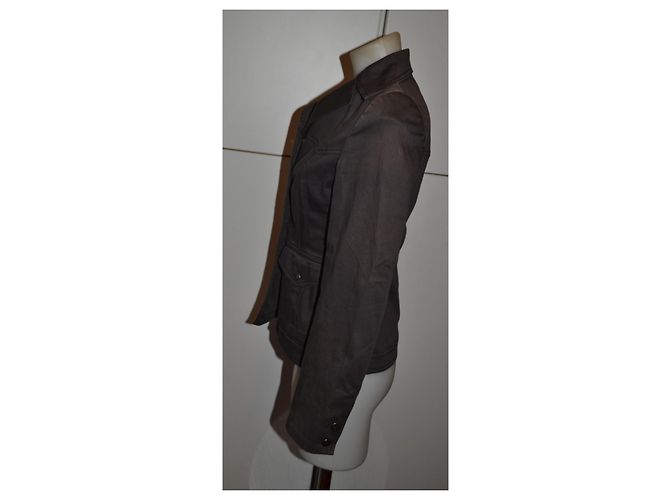 Philosophy di Alberta Ferretti chaqueta de algodón marrón Castaño - vista 3