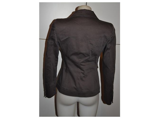 Philosophy di Alberta Ferretti chaqueta de algodón marrón Castaño - vista 4