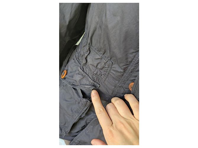 Moncler Parka con Cappuccio Nylon Navy Blu navy - vista 11