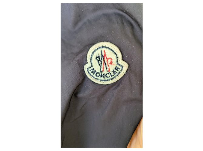 Moncler Parka con Cappuccio Nylon Navy Blu navy - vista 4