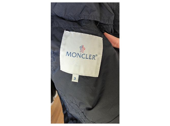 Moncler Parka con Cappuccio Nylon Navy Blu navy - vista 5