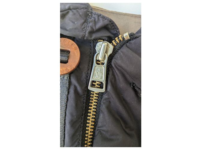 Moncler Parka con Cappuccio Nylon Navy Blu navy - vista 9