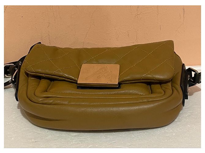 Sonia Rykiel Bolsa de Ombro em Pele Acolchoada - Conhaque Marrom - vista 6