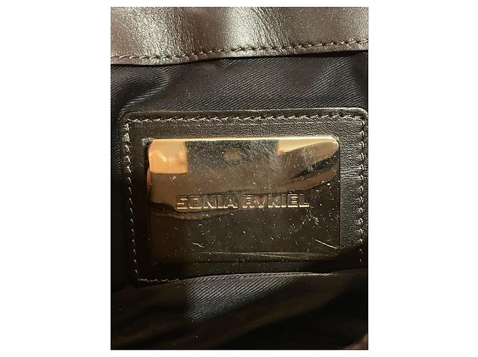 Sonia Rykiel Bolsa de Ombro em Pele Acolchoada - Conhaque Marrom - vista 7