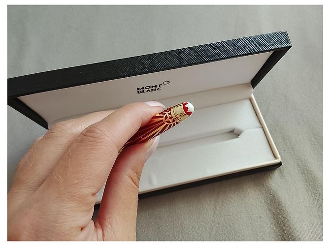 Montblanc Muses Marilyn Monroe Special Edition Füllfederhalter Rot Golden - Ansicht 2