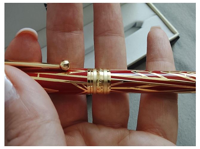 Montblanc Muses Marilyn Monroe Special Edition Füllfederhalter Rot Golden - Ansicht 3