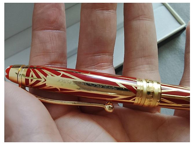 Montblanc Muses Marilyn Monroe Special Edition Füllfederhalter Rot Golden - Ansicht 4