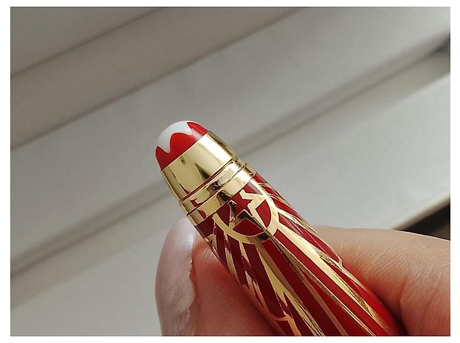 Montblanc Muses Marilyn Monroe Special Edition Füllfederhalter Rot Golden - Ansicht 5