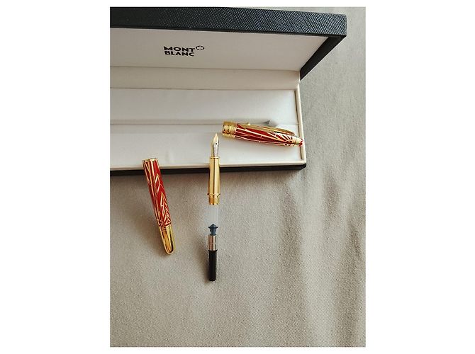 Montblanc Muses Marilyn Monroe Special Edition Füllfederhalter Rot Golden - Ansicht 8