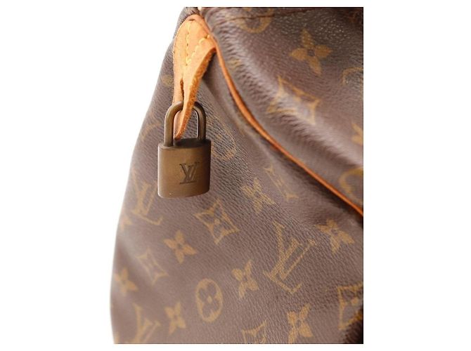 Bolsa Louis Vuitton Speedy 30 Monogram Canvas Marrom Monograma - vista 10