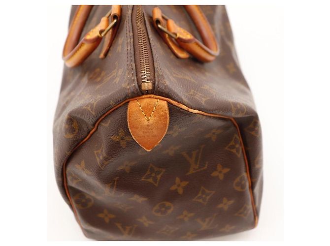 Bolsa Louis Vuitton Speedy 30 Monogram Canvas Marrom Monograma - vista 11