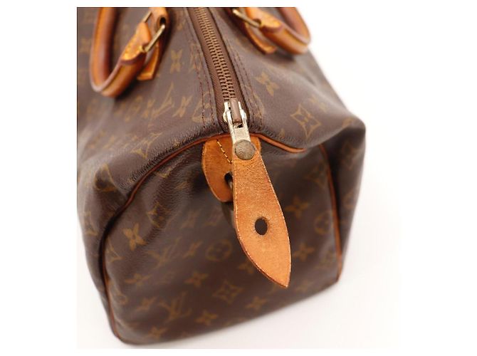 Bolsa Louis Vuitton Speedy 30 Monogram Canvas Marrom Monograma - vista 9
