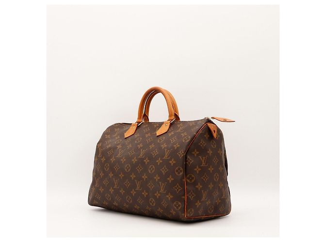 Borsa Louis Vuitton Speedy 30 Monogram Canvas Marrone Monogramma - vista 2