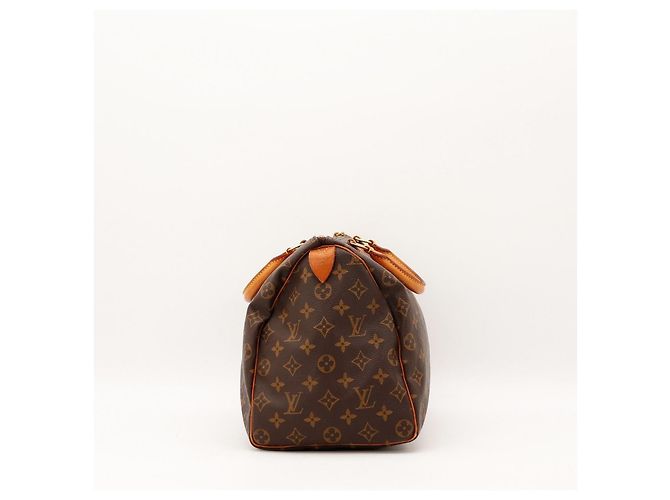 Borsa Louis Vuitton Speedy 30 Monogram Canvas Marrone Monogramma - vista 5