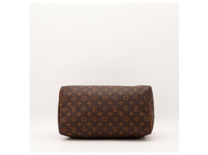 Borsa Louis Vuitton Speedy 30 Monogram Canvas Marrone Monogramma - vista 6