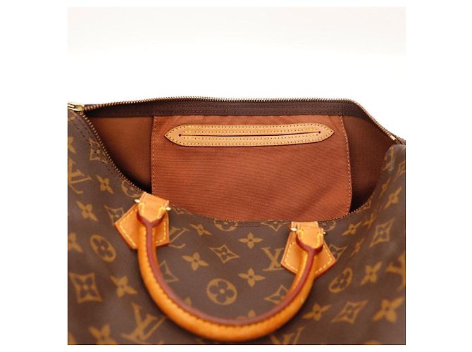 Borsa Louis Vuitton Speedy 30 Monogram Canvas Marrone Monogramma - vista 7