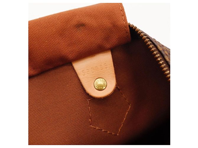 Borsa Louis Vuitton Speedy 30 Monogram Canvas Marrone Monogramma - vista 8