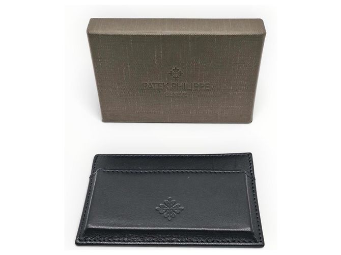 Patek Philippe Black Leather Card Holder - view 11
