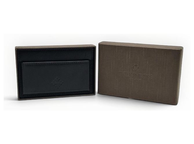 Patek Philippe Black Leather Card Holder - view 12