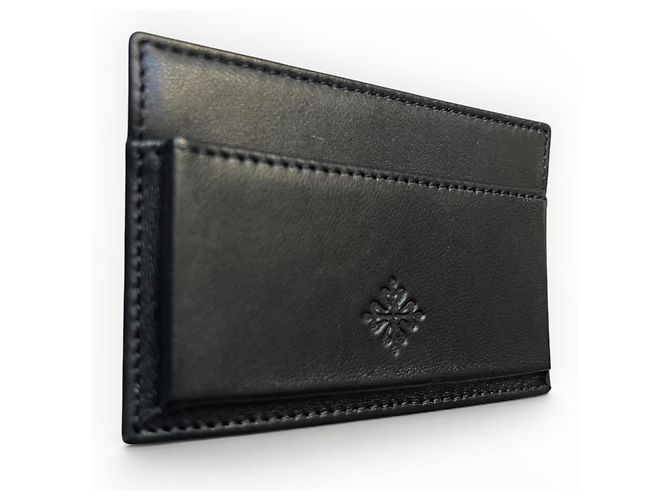 Patek Philippe Black Leather Card Holder - view 14