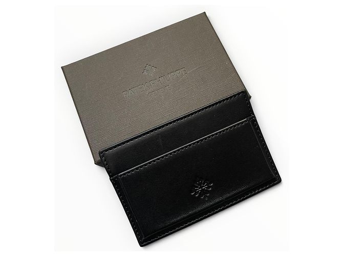 Patek Philippe Black Leather Card Holder - view 17