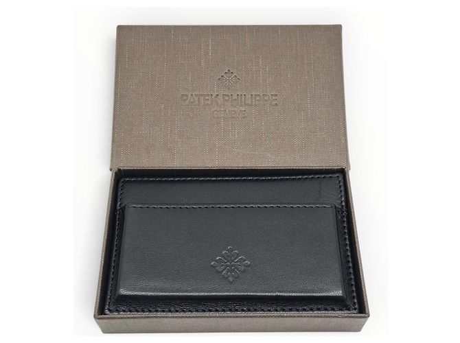 Patek Philippe Black Leather Card Holder - view 4