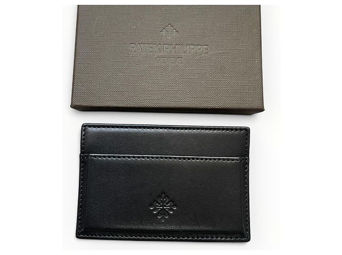 Patek Philippe Black Leather Card Holder - view 5