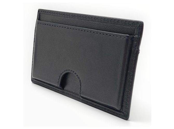 Patek Philippe Black Leather Card Holder - view 7