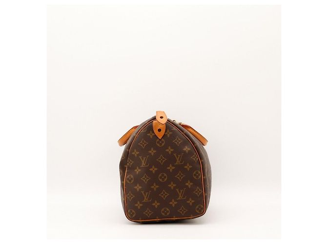 Bolsa de mão Louis Vuitton Speedy 30 Monogram Canvas Marrom Monograma - vista 3