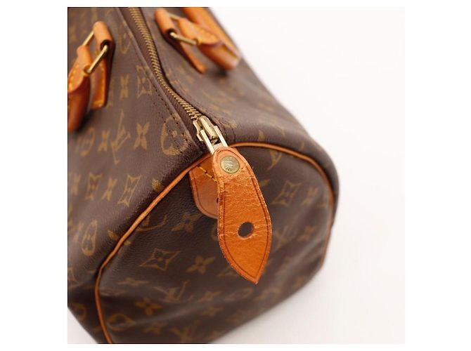 Bolsa de mão Louis Vuitton Speedy 30 Monogram Canvas Marrom Monograma - vista 9