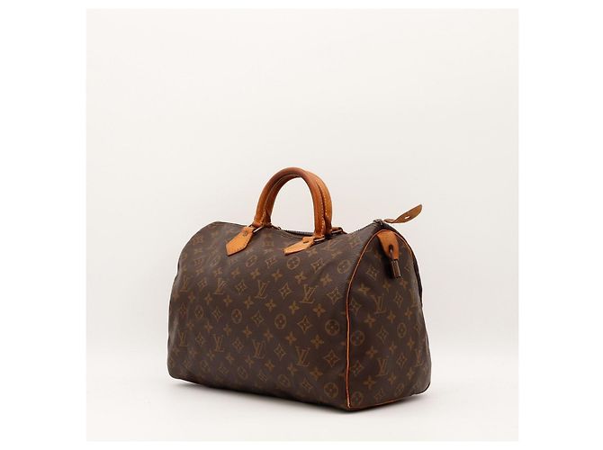 Borsa Louis Vuitton Speedy 30 Monogram Canvas Marrone Monogramma - vista 2