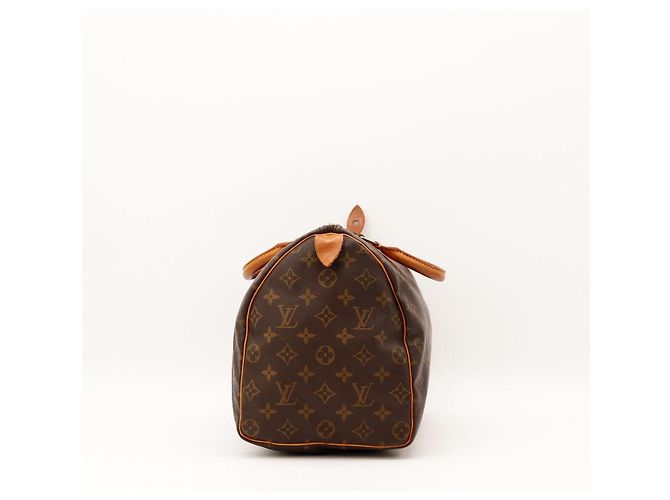 Borsa Louis Vuitton Speedy 30 Monogram Canvas Marrone Monogramma - vista 5