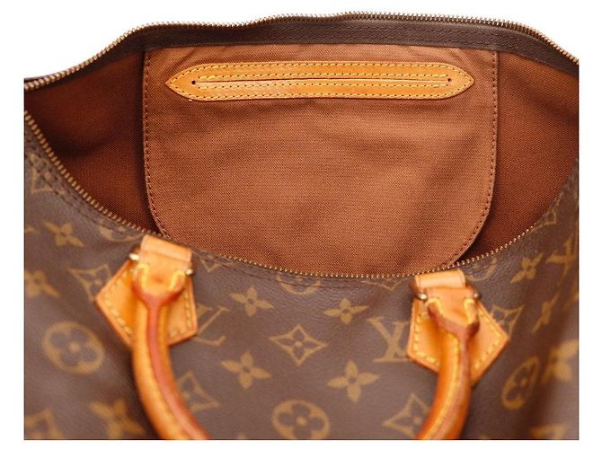 Borsa Louis Vuitton Speedy 30 Monogram Canvas Marrone Monogramma - vista 7