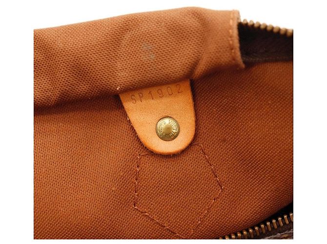 Borsa Louis Vuitton Speedy 30 Monogram Canvas Marrone Monogramma - vista 8