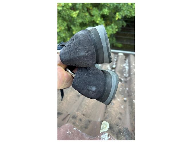 Prada Scarpe stringate da uomo Scamosciate Blu scuro - vista 3