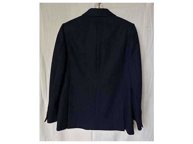 Autre Marque Dunkelblauer Wollblazer - Ansicht 3