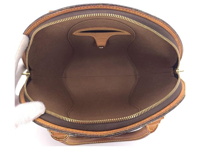 Louis Vuitton Borsa Ellipse PM in canvas monogram marrone - vista 5