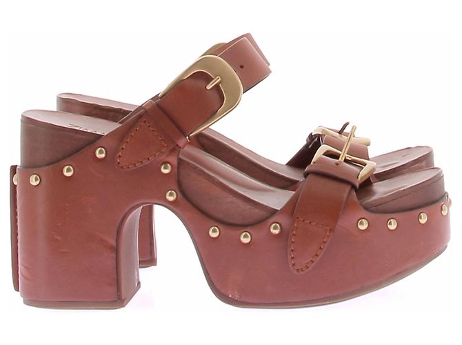 Zimmermann Sandali con platform in pelle Marrone - vista 6