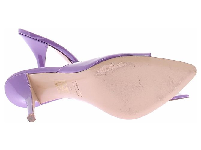 Autre Marque GIA BORGHINI Pumps aus Leder Violett Größe 40 Lila - Ansicht 4