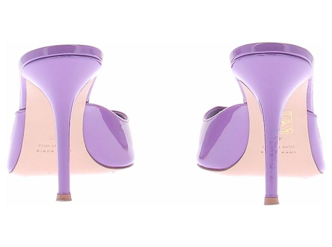 Autre Marque GIA BORGHINI Pumps aus Leder Violett Größe 40 Lila - Ansicht 6