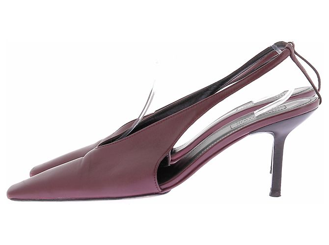 Autre Marque ARMARIUM Pumps aus Leder Lila Größe 39 Bordeaux - Ansicht 2