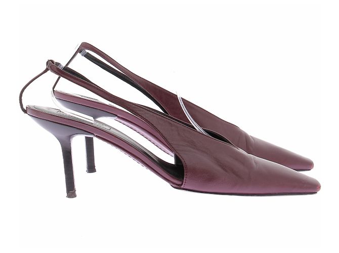 Autre Marque ARMARIUM Pumps aus Leder Lila Größe 39 Bordeaux - Ansicht 5