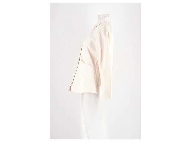 Chaqueta de algodón blanca SéZane Blanco - vista 5
