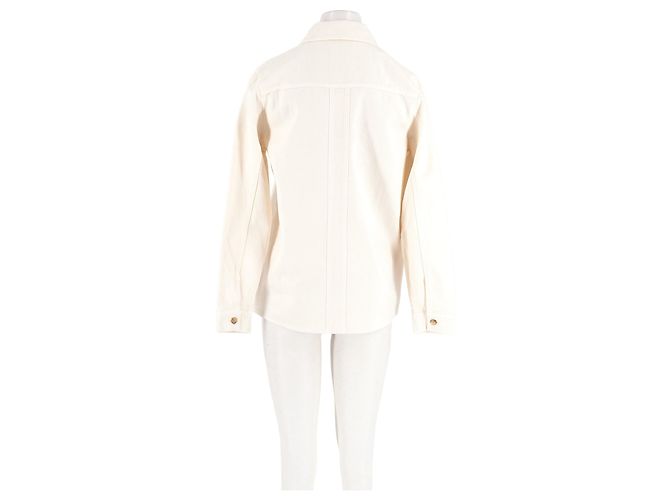 Chaqueta de algodón blanca SéZane Blanco - vista 6