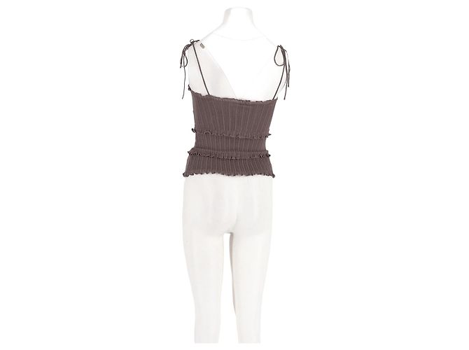 Autre Marque Top aderente marrone SKIMS - vista 6